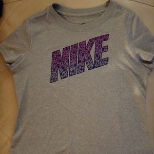 Nike drift short sleeve grey tshirt